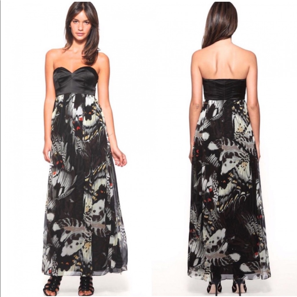 Formal butterfly print dress
